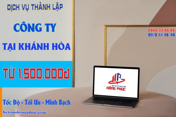 Dịch Vụ Thành Lập Công Ty Tại Khánh Hòa