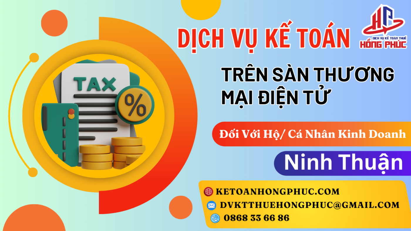 Báo Cáo Thuế Trên Sàn Thương Mại Điện Tử Tại Ninh Thuận Báo Cáo Thuế Trên Sàn Thương Mại Điện Tử