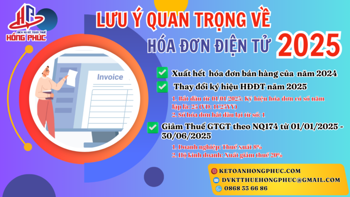 Thay Đổi Quan Trọng Về Hóa Đơn Điện Tử Năm 2025_Hồng Phúc